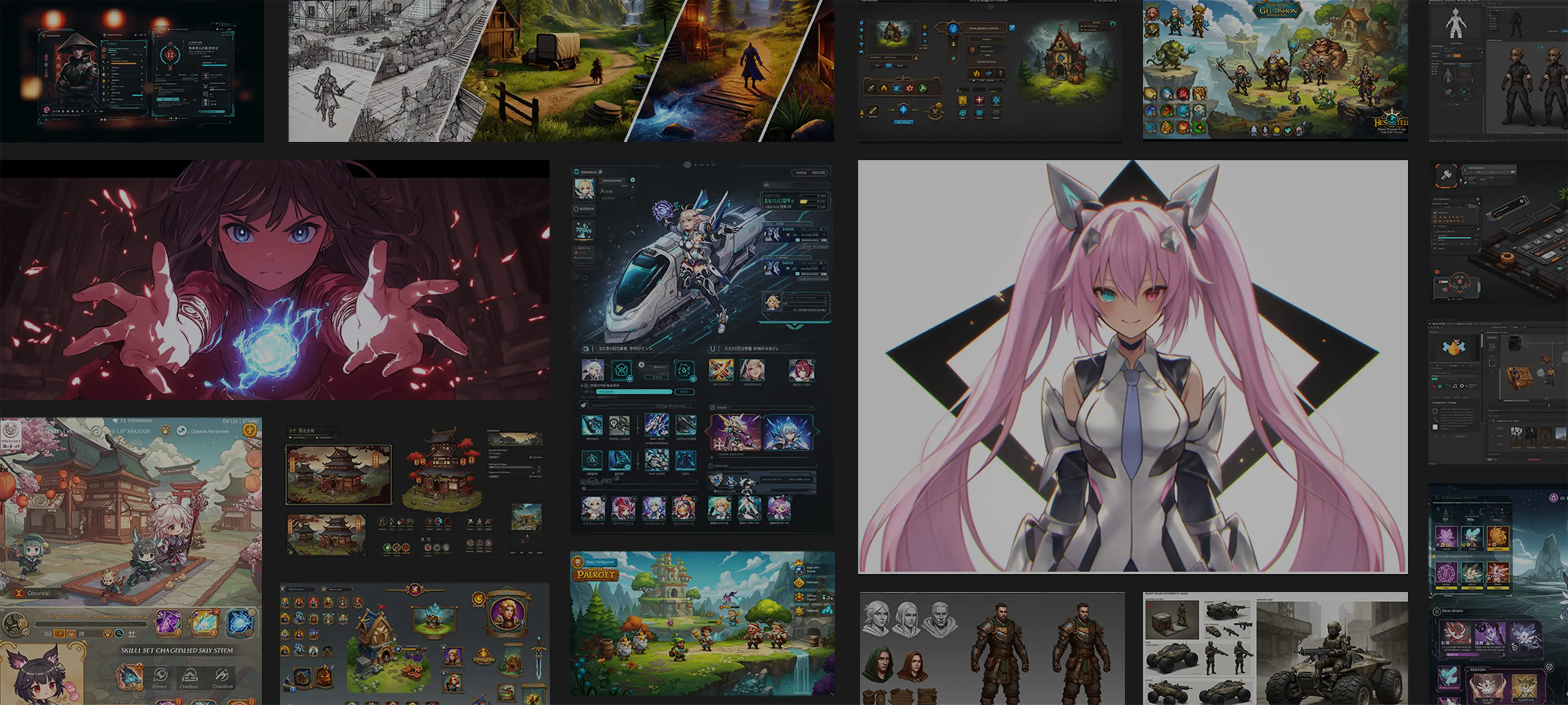 多種多様なゲームアート